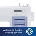 thumbnail image 5 of Brother CS5055 Computerized Sewing Machine, 60 Built-in Stitches, LCD Display, 7 Included Feet, White, 5 of 5