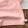thumbnail image 4 of WEIYLL Girls T-Shirts Summer Solid Color Crew Neck Ruched Flying Sleeve Casual Outing Going Out Tops for 3-6 Months, 4 of 5