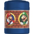 thumbnail image 1 of Thermos Kids Stainless Steel Vacuum Insulated FUNtainer Food Jar, 10 oz, Mario, 1 of 7