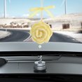 thumbnail image 1 of Immortal Flower Car Pendant Rose Finished Dried Flower Rearview Mirror Decoration, 1 of 6