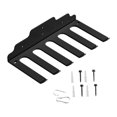 thumbnail image 4 of Siruishop Barbell Rack Wall Mount with Screws Barbell Holder Heavy Duty Barbell Mount Rack 6 Hooks, 4 of 8