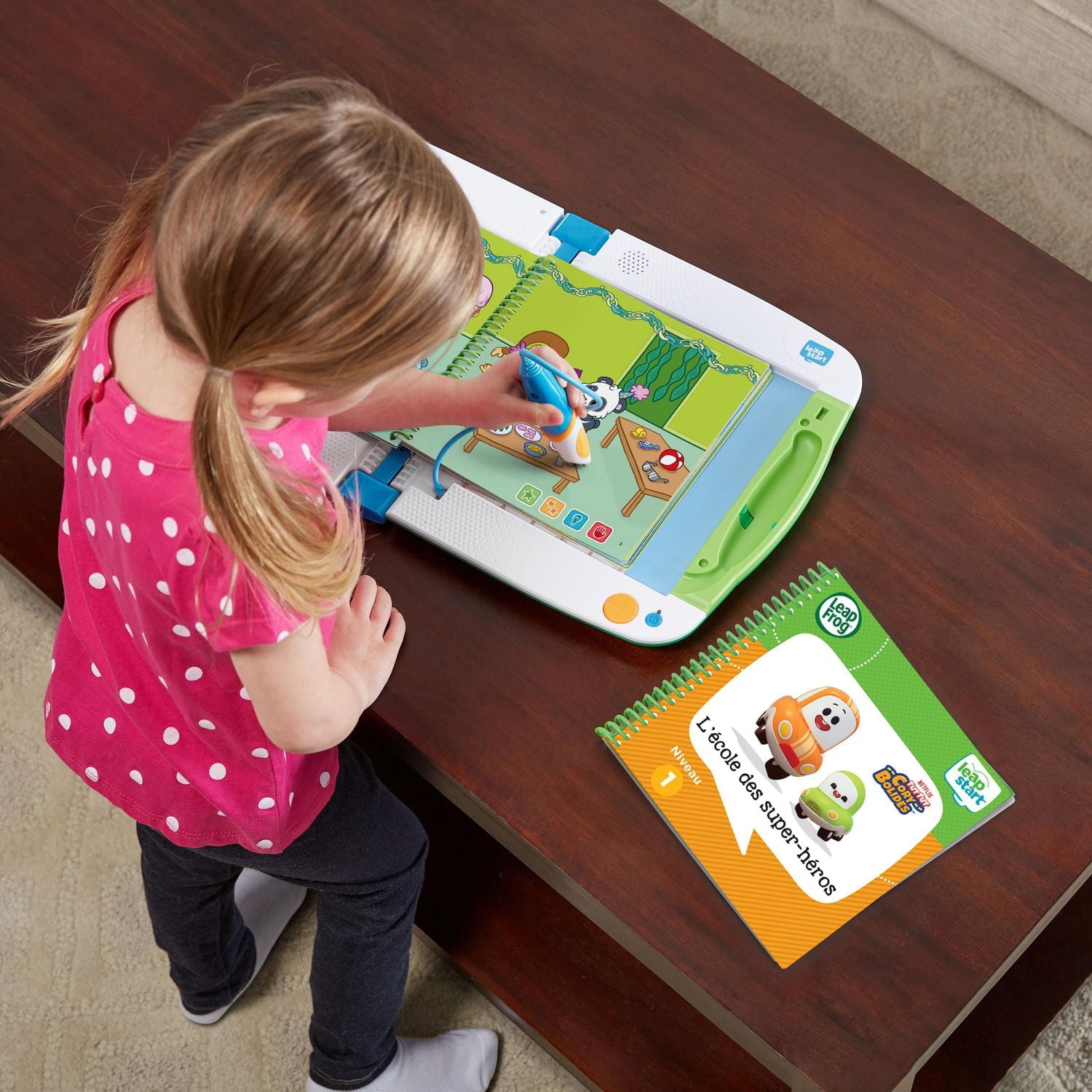 LeapFrog LeapStart - Pack Réussite scolaire système et livres - Apprendre à lire pour les enfants d’âge préscolaire - Version française