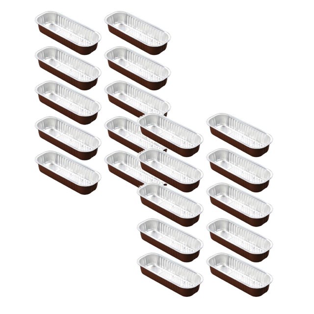Oleegame 2PC Kitchen Utensils Set Disposable Aluminum Foil Tin Box Square Aluminum Foil Box Baking Color Tin Paper Box