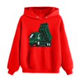 thumbnail image 4 of WEAIXIMIUNG Chandails Garçons Col Rond Camion Dinosaure Manches Longues Chandail Tops Tees, 4 of 6