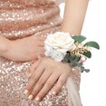 thumbnail image 4 of YAOMOBB Adjustable Ribbon Wrist Flower Adjustable Ribbon Wrist Flower Elegant Decor for Wedding Party and Prom, 4 of 6