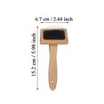 thumbnail image 2 of Hearth & Gear Macrame Slicker Comb Wool Brush Pins Slicker Carding Rug Comb Cleaning Slicker Brush For Pet Tapestry Macrame Brush Brushes Wool Carding Brushes Dog Brush for Shedding Hair Vacuum Pet, 2 of 3