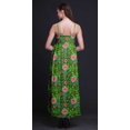 thumbnail image 4 of Bimba Robe Longue Maxi à Bretelles Spaghetti Ajustables à Imprimé Floral Tenue de Plage d'Été-Petit, 4 of 6