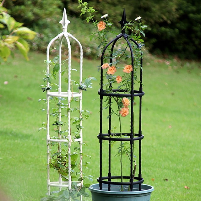 HLONK Clearance! Spliced 8Mm Greenery Climbing Frame Flower Support Bracket Plant Stand Plant Clips White
