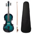 thumbnail image 1 of Amdohai Full Size 4/4 Handmade Acoustic Violin Set Basswood &, 1 of 8