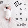 thumbnail image 2 of Baby Milestone Blanket Photography Background Prop Cloth Monthly Growth Photo, 2 of 4