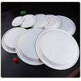 thumbnail image 4 of Disposable Plastic Circular Plates, Vegetable Plates, Barbecue Fruit Plates, Cake Plates 11 inches, 4 of 6