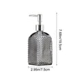 thumbnail image 3 of UsRHHA Glass Hand Soap Dispenser Bottle, Refillable Soap Dispenser for Bathroom, Reusable Lotion Shampoo Dispenser for Kitchen Countertop Sink, 3 of 6