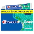 thumbnail image 2 of Crest Complete Whitening Plus Scope Toothpaste, Minty Fresh, 3 x 120 mL, 2 of 11