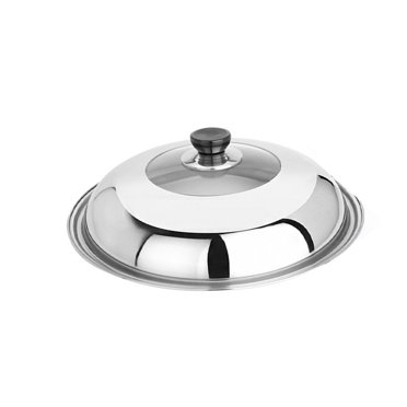 Couvercle de Casserole de Remplacement Universel Résistant à la Chaleur avec Vapeur Ustensiles de Cuisine Dia 32cm