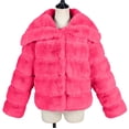 thumbnail image 4 of Hvobtty Veste en Molleton Décontractée à Manches Longues pour Femme, Manteau Chaud en Fausse Fourrure pour Femmes Dames Hiver Uni à Col Rabattu, 4 of 4
