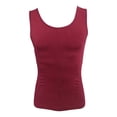 thumbnail image 4 of Mens Compression Shirt Slimming Body Vest Workout Tank Tops Abs Abdomen Undershirts, 4 of 4