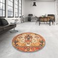 thumbnail image 3 of Ahgly Company Tapis d'Intérieur Rectangulaire Abstrait Jaune Orange, Tapis de Zone Abstrait, 8 Pieds x 12 Pieds, 3 of 6