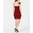 thumbnail image 2 of GUESS Womens Teegan Cocktail Dress, Red, Medium, 2 of 2