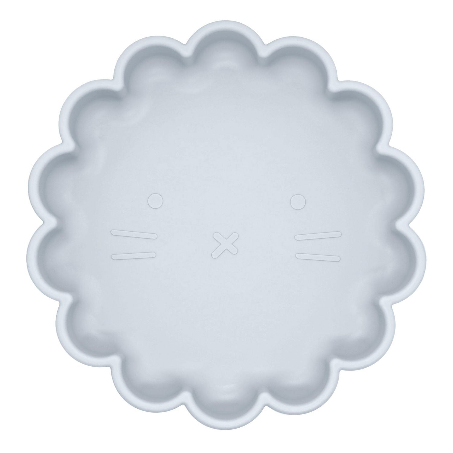 Assiètte en silicone SiliLion de Kushies - Blue