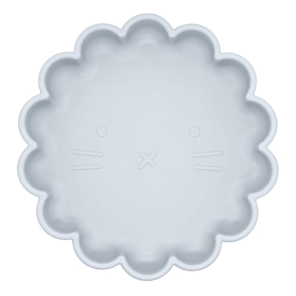 Assiètte en silicone SiliLion de Kushies - Blue