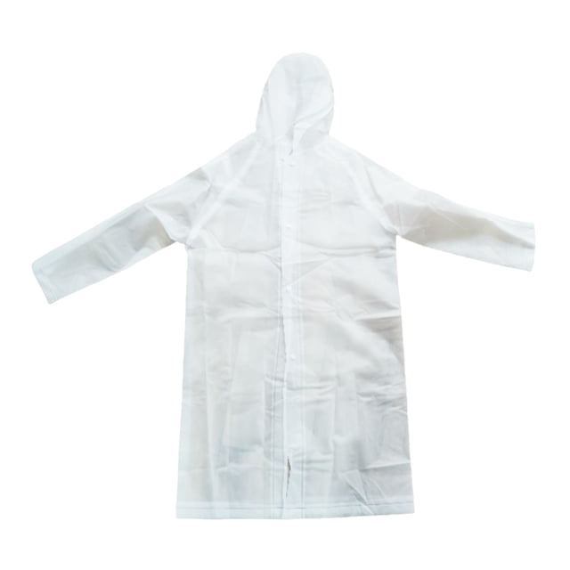 MIASHUI Poncho de Pluie pour Enfants Réutilisable Imperméable pour Tout-Petits Veste de Pluie, Transparent, Taille Unique