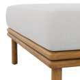 thumbnail image 4 of Modway Wren Ottoman Mobilier de Patio Extérieur en Bois Flotté Naturel, Blanc, 4 of 10