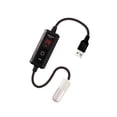 thumbnail image 1 of USB Small Fish Tank Heater Heater Small Aquarium Fish Heating Tool External Temperature Controller 15W, 1 of 9