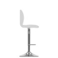 thumbnail image 3 of CorLiving Hudson Set of 2 Modern Faux Leather Square Adjustable Height Swivel Bar Stools with Mid Backs for Indoor, 3 of 7