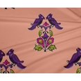 thumbnail image 4 of oneOone Polyester Lycra Fabric Leaves|Bird & Floral Block Print Fabric BTY 56 Inch Wide, 4 of 4