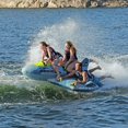 thumbnail image 2 of Airhead Towable Tube AHFJ-14 Jet Fighter; 1-4 Riders; 96 Inch x 70 Inch Deflated; Nylon Shell; With Padded Handles, 2 of 21