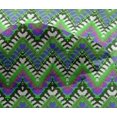 thumbnail image 5 of oneOone Viscose Chiffon Light Green Fabric Ikat Craft Projects Decor Fabric Printed By The Yard 42 Inch Wide, 5 of 5