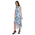 thumbnail image 4 of Moomaya Robe Style Asymétrique pour Femmes Grande Taille Sans Manches Vêtements Décontractés, 4 of 5