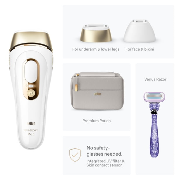 Braun Silk-Expert Pro 5 IPL PL5157 at Home Laser Hair Removal for