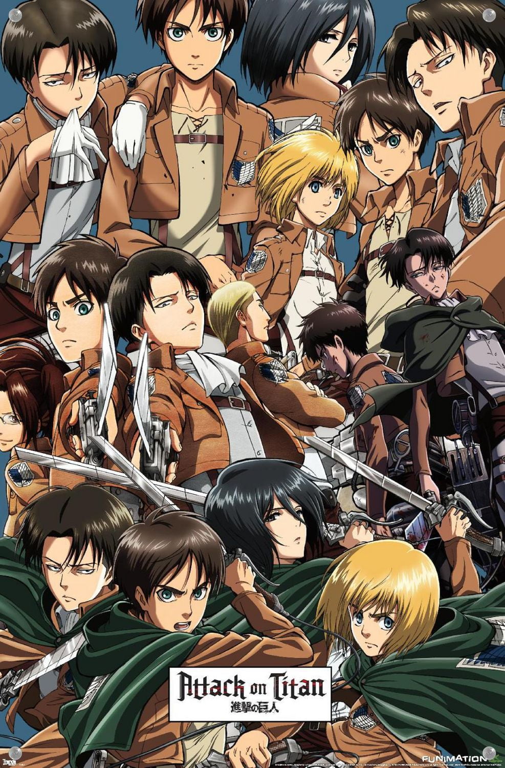 Attack on Titan - Collage Wall Poster, 22.375" x 34"