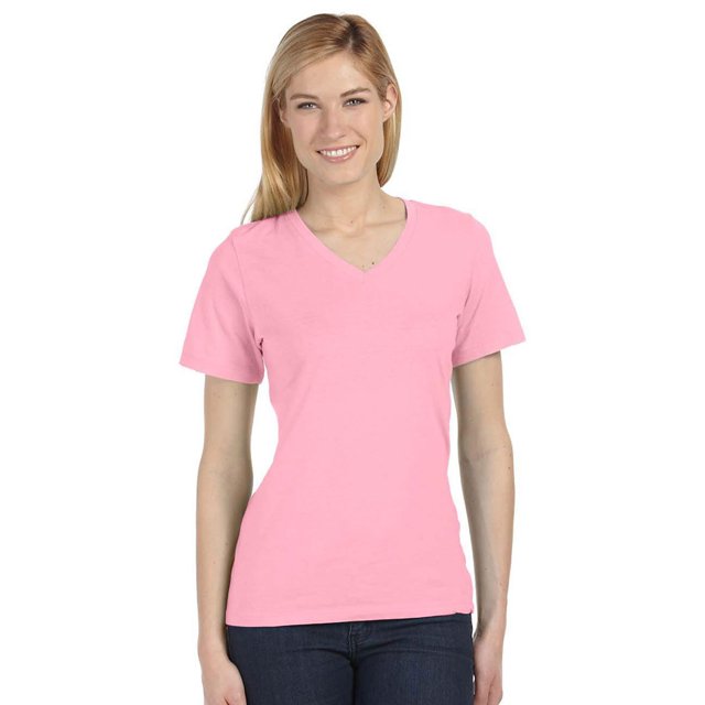 Bella + Canvas T-Shirt Décontracté Col en V pour Femmes