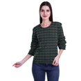 thumbnail image 2 of Moomaya T-Shirts Décontractés pour Femmes en Coton Grande Taille à Manches 3 /4 à Col Rond, 2 of 4