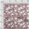 thumbnail image 2 of oneOone Viscose Chiffon Brown Fabric Asian Mosaic Craft Projects Decor Fabric Printed By The Yard 42 Inch Wide, 2 of 5