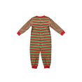thumbnail image 2 of FOCUSNORM Christmas Family Matching Nightwear, Combinaison à Manches Longues à Col Rond et Rayures, 2 of 6