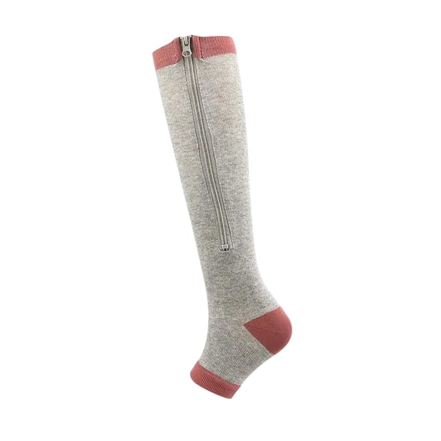 Graduated Compression Socks 15-25 mmHg | Athletic Recovery Support Stockings | Long Medical Compression Hosiery | Travel Flight Sports Circulation Support | Moisture Wicking Performance Comfort Fit