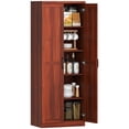 thumbnail image 1 of HOMCOM Armoire de Garde-Manger de Cuisine avec Tablettes Ajustables pour Salle à Manger, 1 of 10