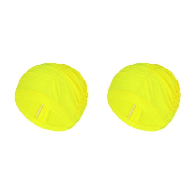 mmirethe Bonnet de Bain en Nylon pour Femmes Fabuleuses, Imperméable, Jaune 2Set