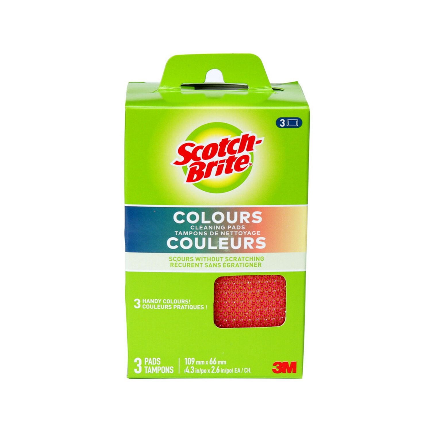Scotch-Brite® Colours All Purpose Pads 723-C-8-CA