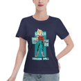 thumbnail image 1 of T-Shirt Basique à Manches Courtes pour Femmes Super Saiyan, 1 of 6