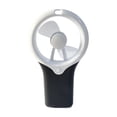 thumbnail image 2 of Limited Time Deal Iumwxz Mini Portable Fan Silent Powerful Handheld Fan Cute 3 Speed Small Desk Fan with Base Lightweight Makeup USB Rechargeable Fan Outdoor Decor, 2 of 8