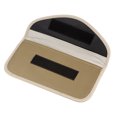 thumbnail image 3 of Unique Bargains Faraday Bag, RFID Signal Blocking Pouch Wallet 7.87 Inch Anti-Radiation Anti-Tracking Anti-Spying, Khaki, 3 of 5