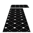 thumbnail image 2 of Yhmxh Bathroom Rugs Kitchen Mat, 2pcs Kitchen Rugs, Cushioned Kitchen Mats For Floor, Non-Slip Standing Desk Mat, Waterproofing Kitchen Rug Set For Kitchen, Floor, Office Living Room Rug Bath Mat, 2 of 7