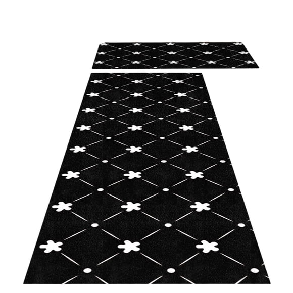 Birdeem Kitchen Mat, 2Pcs Kitchen Rugs, Cushioned Kitchen Mats for Floor, Non-Slip Standing Desk Mat, Waterproofing Kitchen Rug Set for Kitchen, Floor, Office