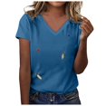 thumbnail image 1 of WEAIXIMIUNG T-Shirts pour Femmes Graphiques Ajustés T-Shirt Drôle pour Femmes à Imprimé Pingouin, 1 of 5