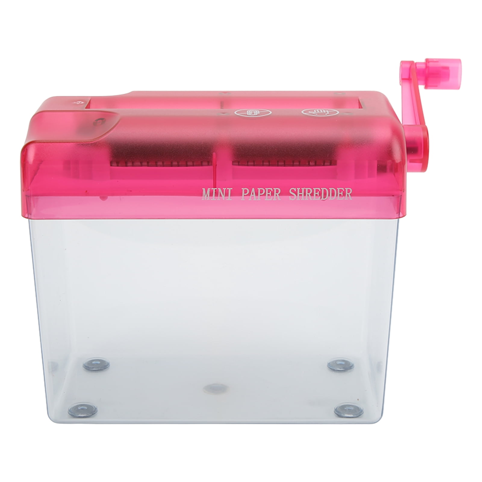 Mini Shredder, Manual Shredder Wear Resistant ABS Material Hand Cranking  For School For Office For Household