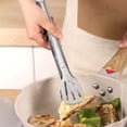 thumbnail image 4 of Stainless Steel Kitchen Utensils Stainless Steel Food Sandwich Steak Sandwich Barbecue Sandwich Baked Bread Sandwich Fast Food Kitchen Utensils Three-Wire Tong, 4 of 12